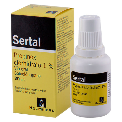 Sertal Propinox clorhidrato 1% / gotas 