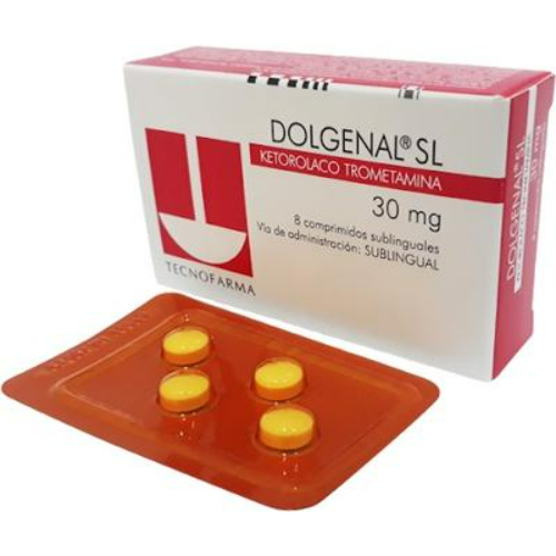 Dolgenal Sublingual 30 Ketorolaco 30 mg