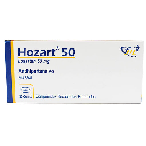 Hozart 50 X Comprimido losartán 50 mg