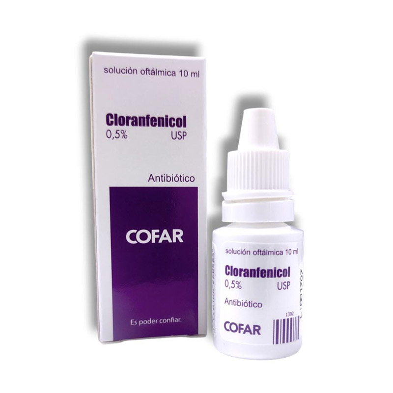 Cloranfenicol 0,5% gotas X 10 ml