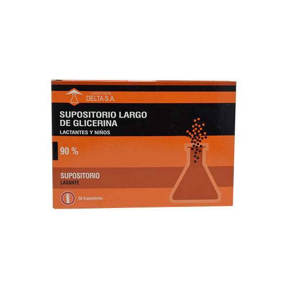 Supositorio largo de glicerina lactantes niños