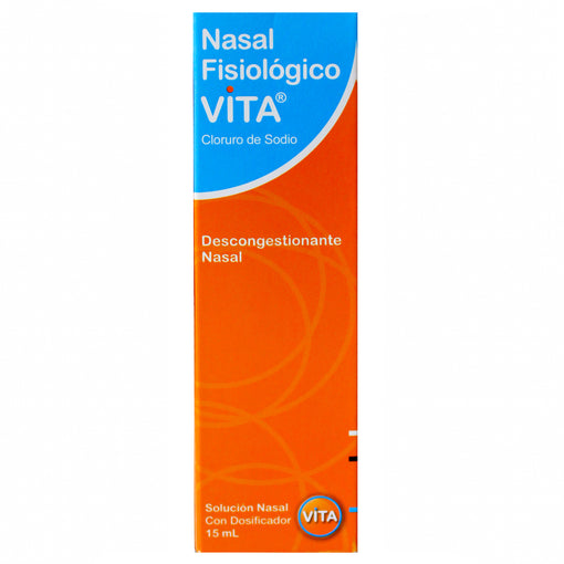 Nasal Fisiológico gotas X 15 Ml con dosificador cloruro de sodio 9 mg