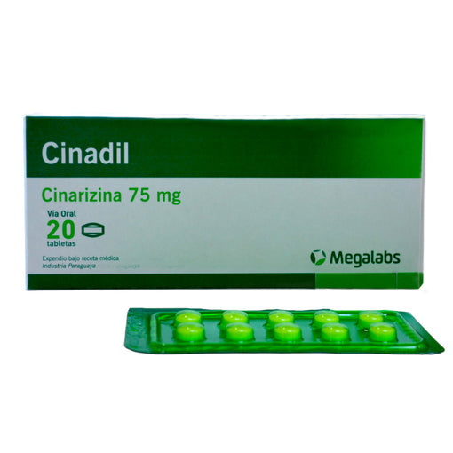 Cinadil X tableta Cinarizina 75Mg