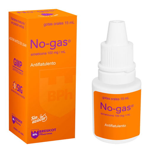 No-gas X gotas orales 15 ml simeticona 100 mg