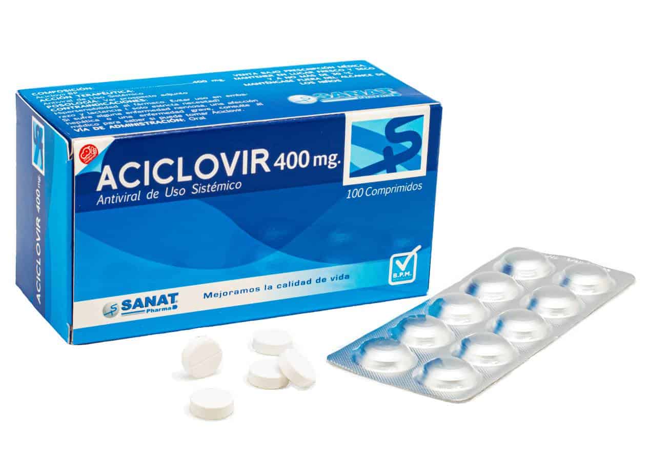 Aciclovir 400 mg X Comprimido