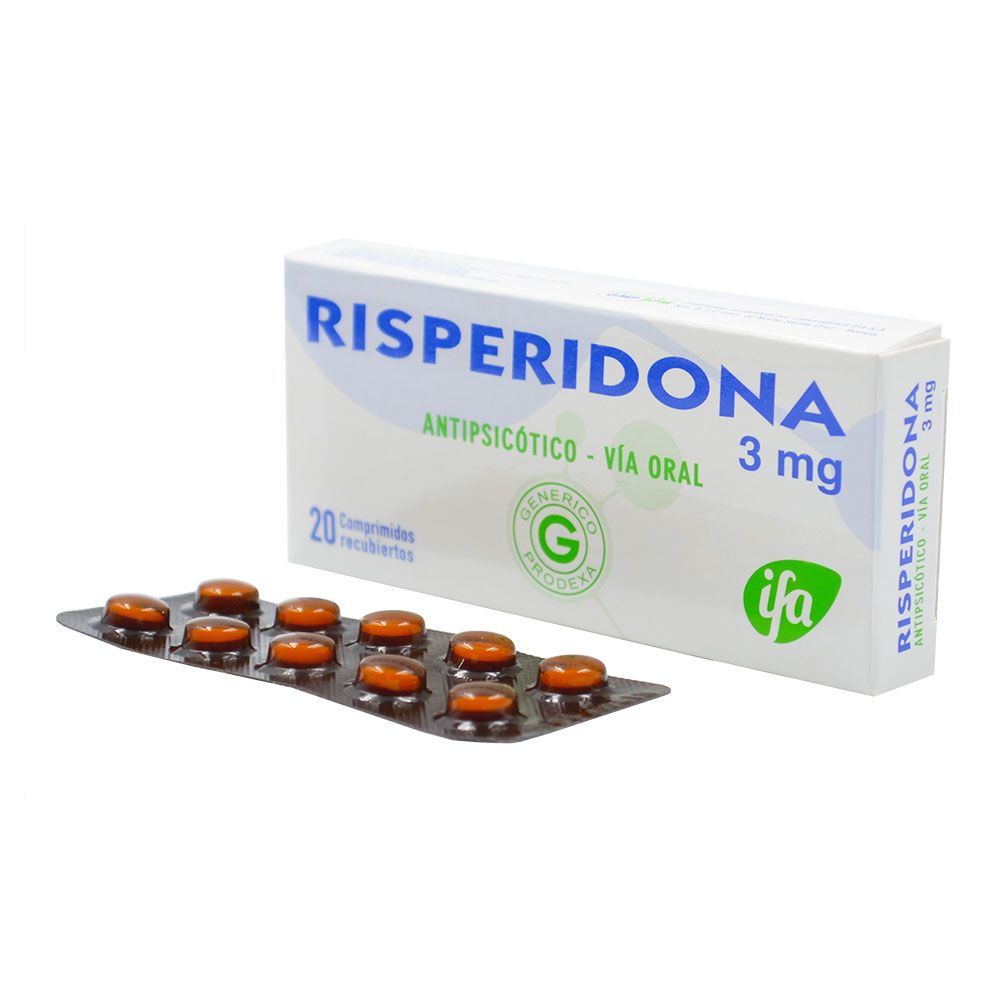 Risperidona X Comprimido 3 mg