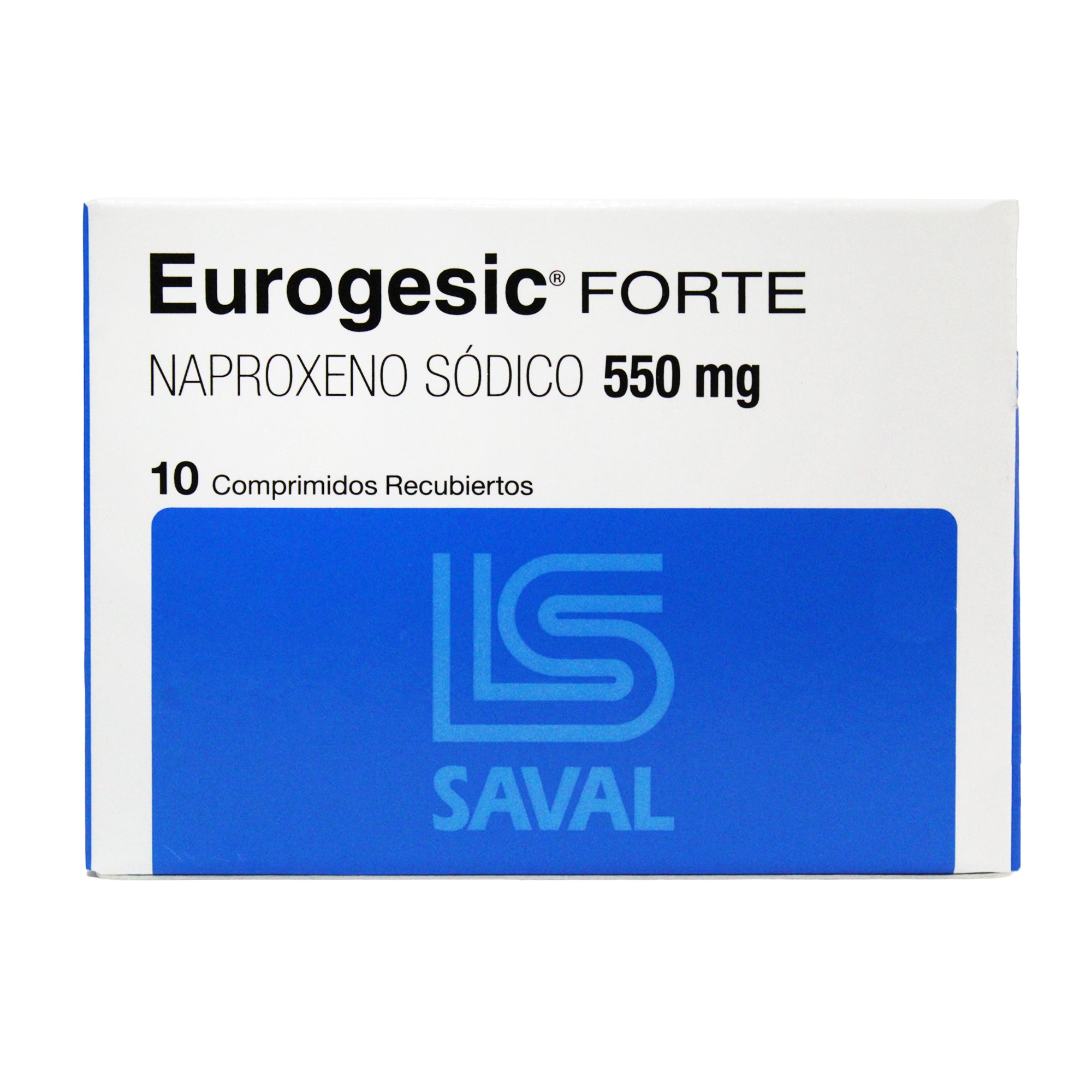 Eurogesic Forte X Comprimido Naproxeno 550 mg