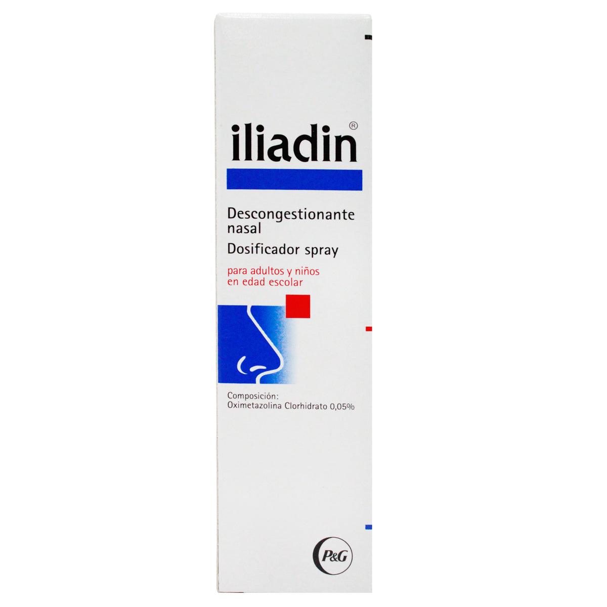Iliadin Descongestionante Nasal_Oximetazolina Clorhidrato 0.05% X Dosificador Spray
