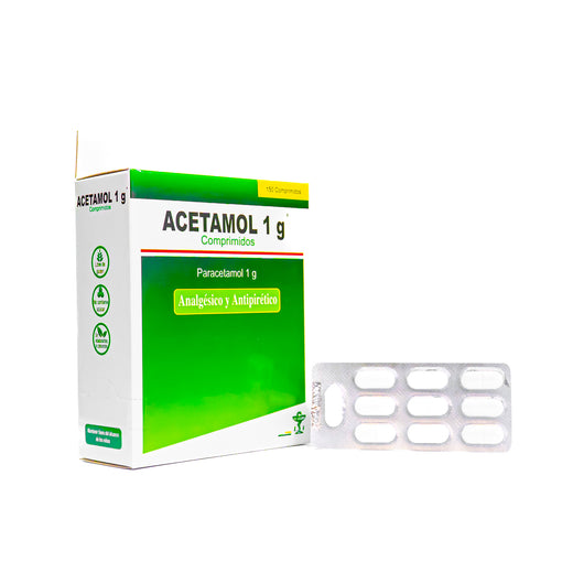 Acetamol 1 g X Comprimido paracetamol 1 g