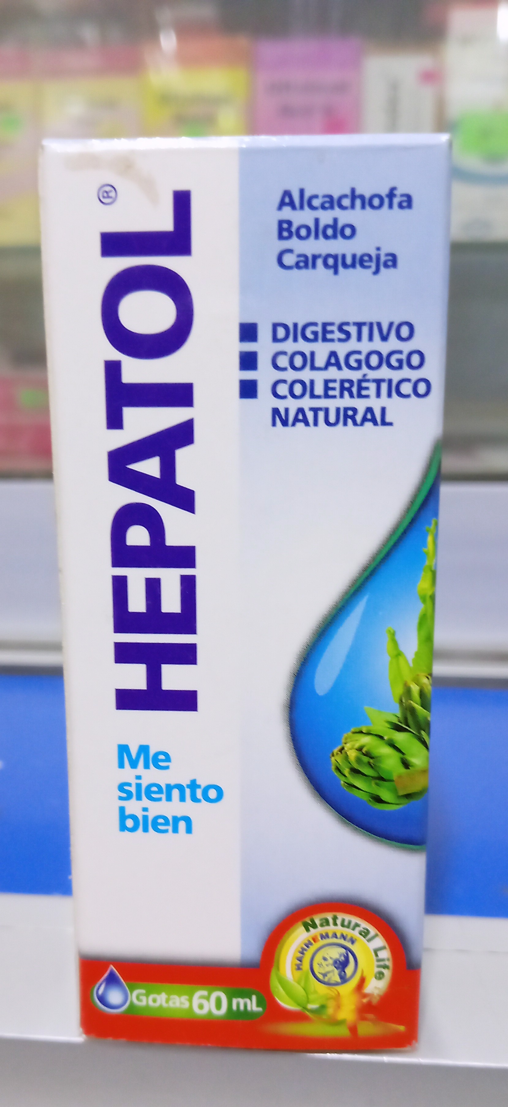 HEPATOL gotas X 60 ml alcachofa, Carqueja, boldo