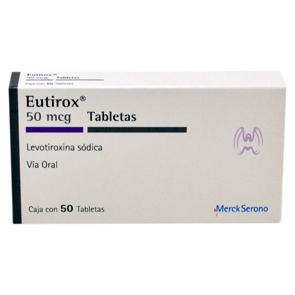 Eutirox 50 mcg X Tableta Levotiroxina Sodica