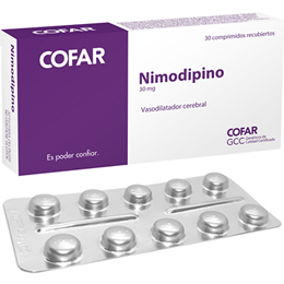 Nimodipino 30 mg COFAR/Comprimido 