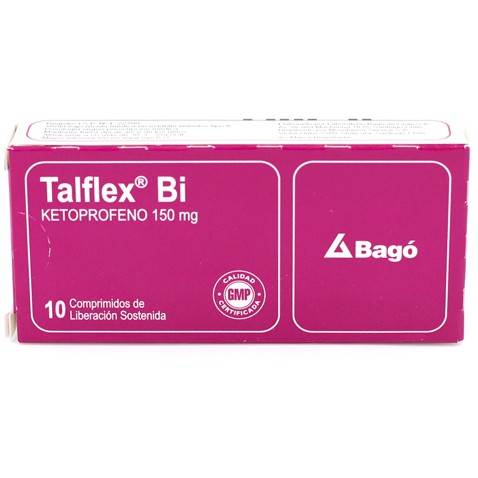 Talflex Bi X Comprimido Ketoprofeno 150Mg