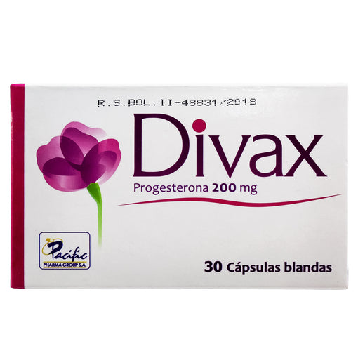 Divax 200Mg X Cápsula blanda / Progesterona