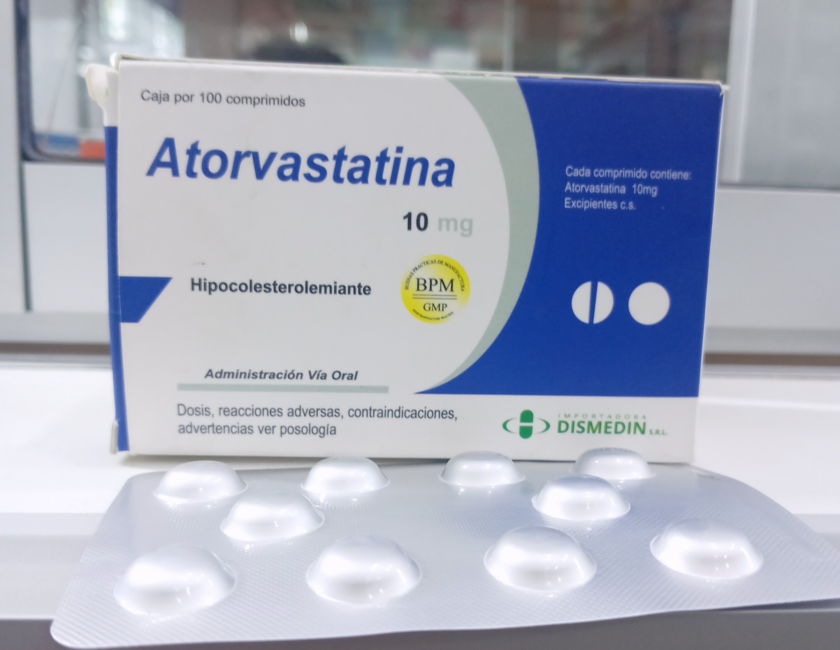 Atorvastatina 10 mg X comprimido