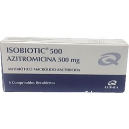 Isobiotic 500 X Comprimido Azitromicina 500 mg