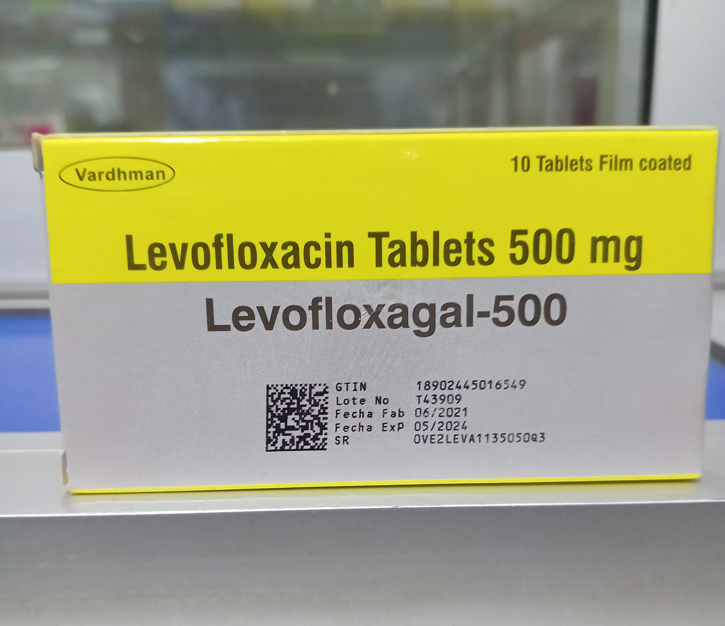 Levofloxagal-500 X Comprimido Levofloxacina 500mg