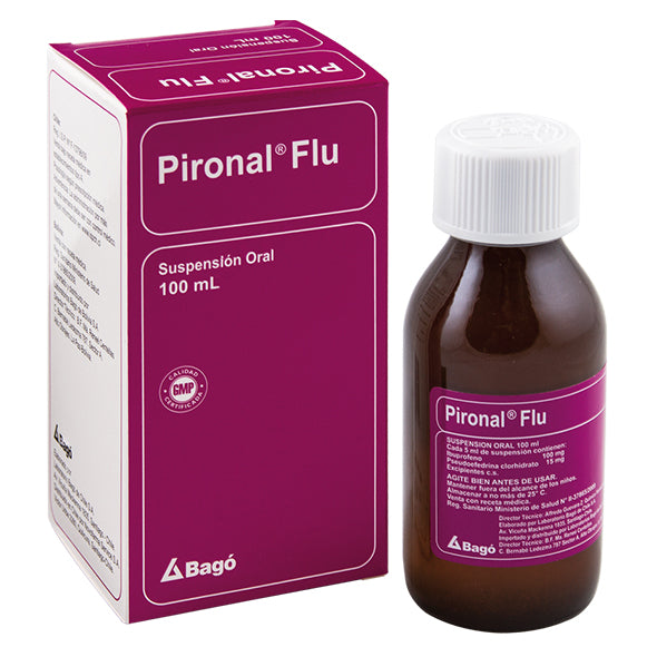 Pironal Flu Susp X 100Ml Ibuprofen Pseudoefedr