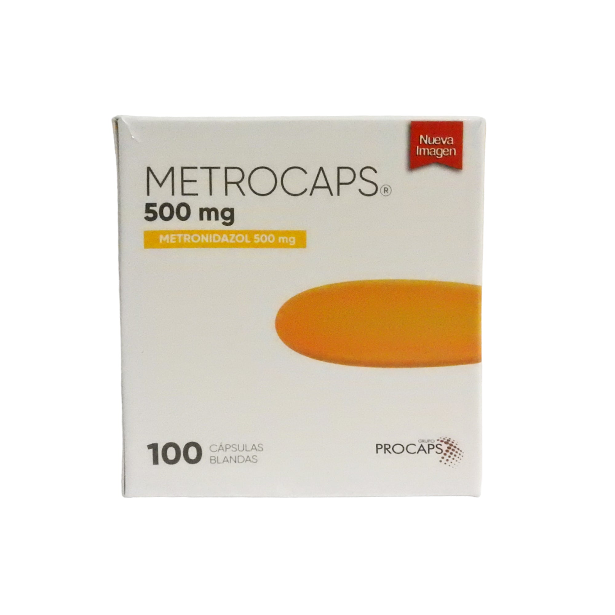 METROCAPS X capsulas Metronidazol 500mg