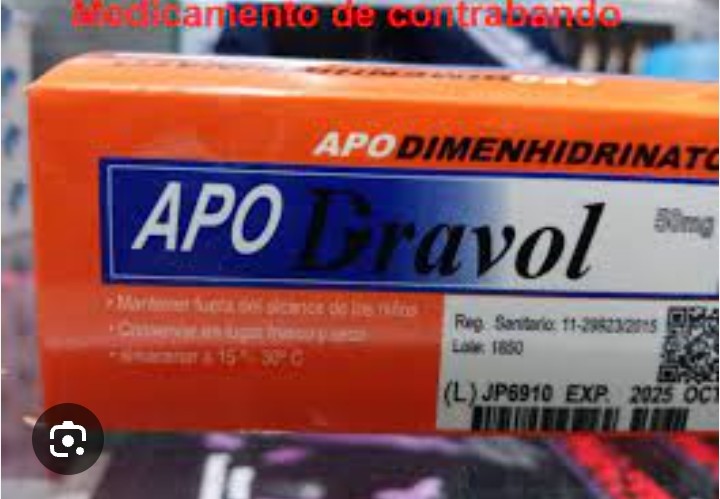 Apo dravol X Comprimido Dimenhidrinato 50mg