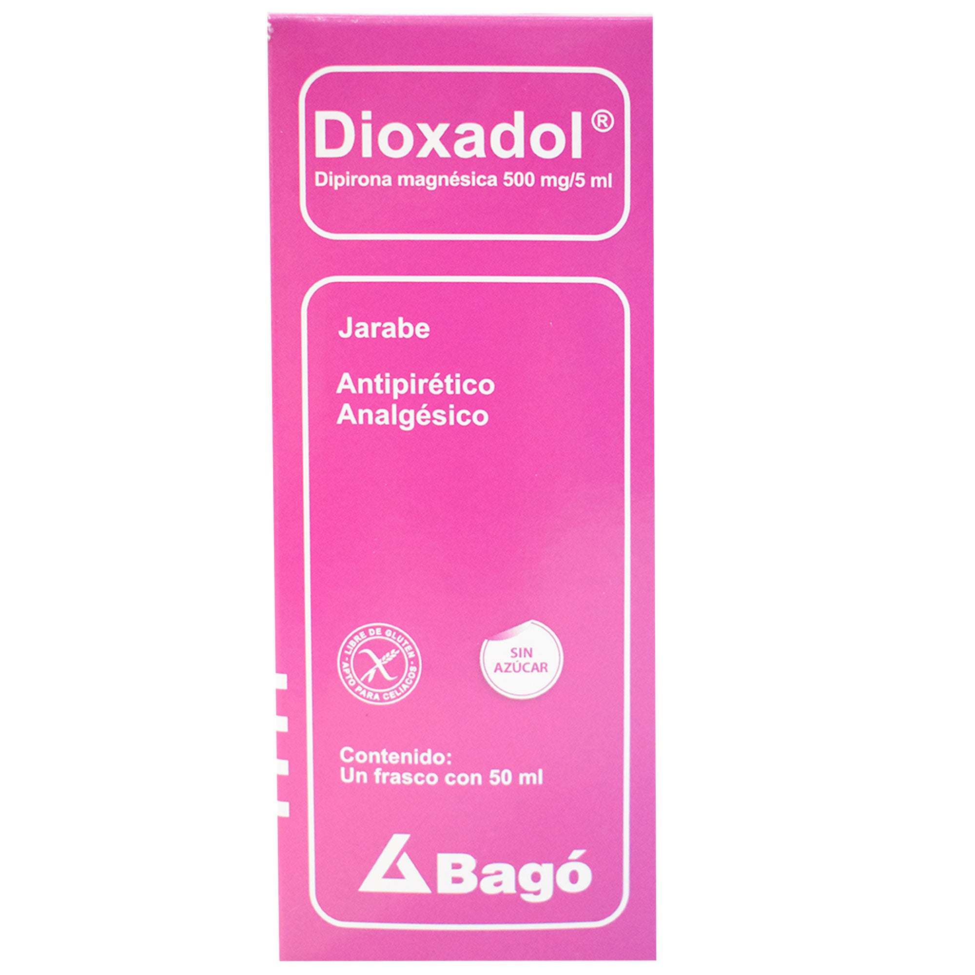 Dioxadol jarabe X 50Ml Dipirona 500mg/5