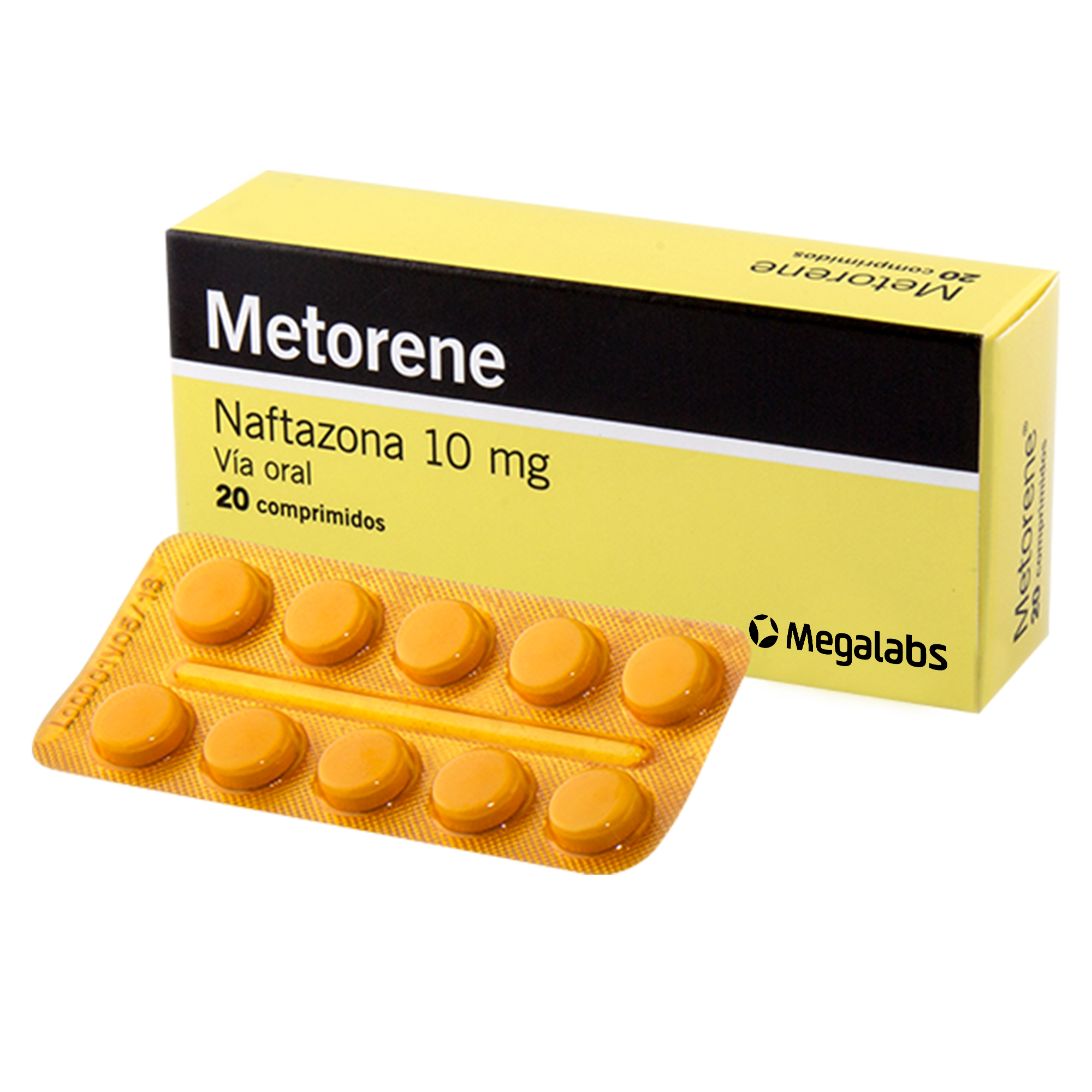 Metorene X Comprimido _ Naftazona 10 mg