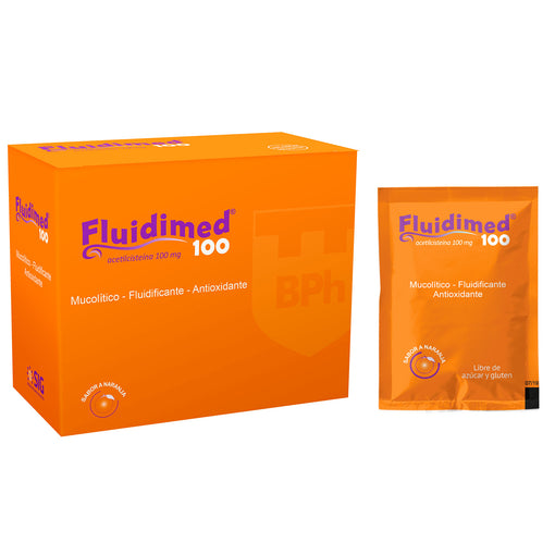 Fluidimed 100 Mg Acetilcisteina X Sobre Unidades
