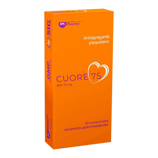 Cuore 75Mg Acido Acetil Salicilico X Comprimido