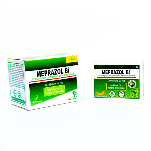 Meprazol Bi X Sobre Omeprazol / Bicarbona Sabores frutales