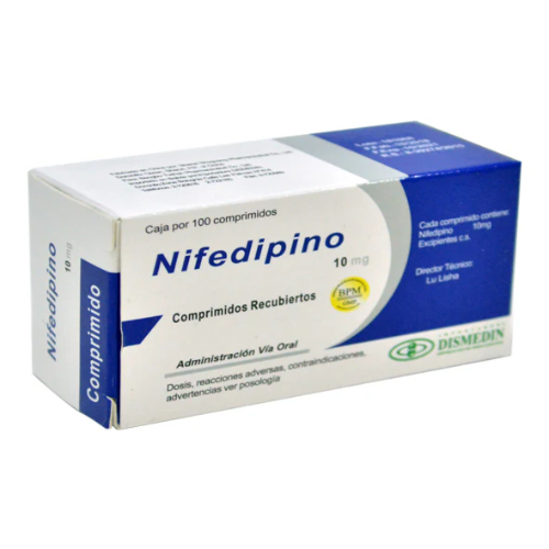Nifedipino 10 mg X comprimido