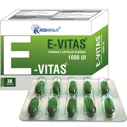 E-VITAS 1000 UI X Capsulas Vitamina E 1000 UI