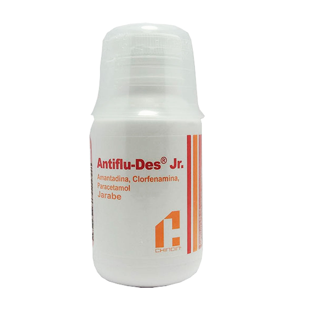Antiflu-Des Jr _ Amantadina, Clorfeniramina, Paracetamol 60 ml X Jarabe 