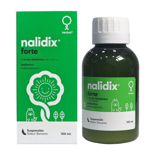 Nalidix Forte jarabe X 100 ml Ácido Nalidíxico 250 Mg / 5 Ml 