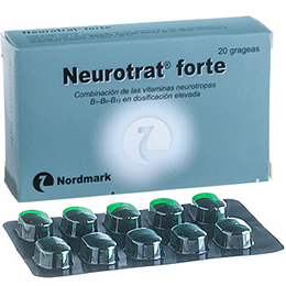 Neurotrat forte X Grageas _ Conbinacion de vitaminas B1 B6 B12