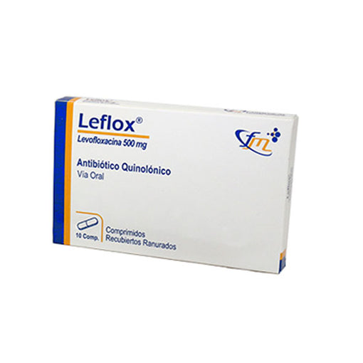 Leflox X Comprimido Levofloxacina 500 mg