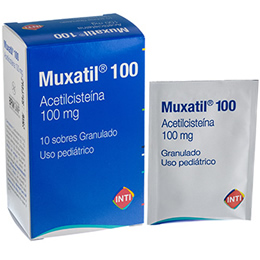 Muxatil 100 _ Acetilcisteína 100 mg X Sobre