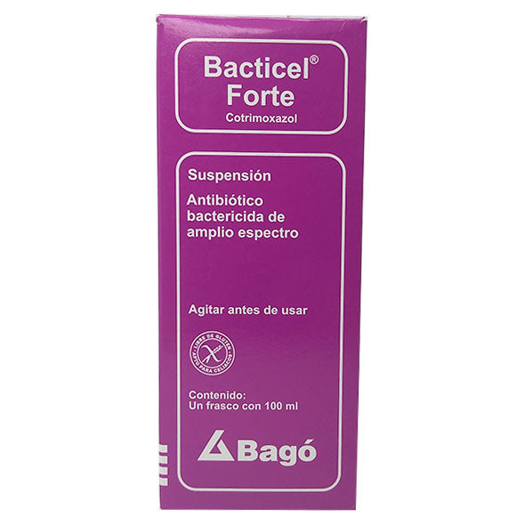 Bacticel Forte suspension JRB X 100 ml trimetropina 80mg sulfametoxazol 400mg