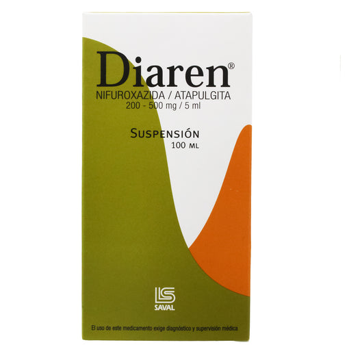 Diaren suspensión X100 ml Nifuroxazida Atapulgita