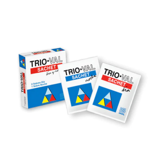 Trio Val Dia Y Noche X 3 Sobres Paracetamol Pseudoefedrina clorfenamina