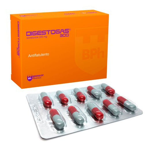 Digestogas 300 X capsulas Simeticona 300 mg