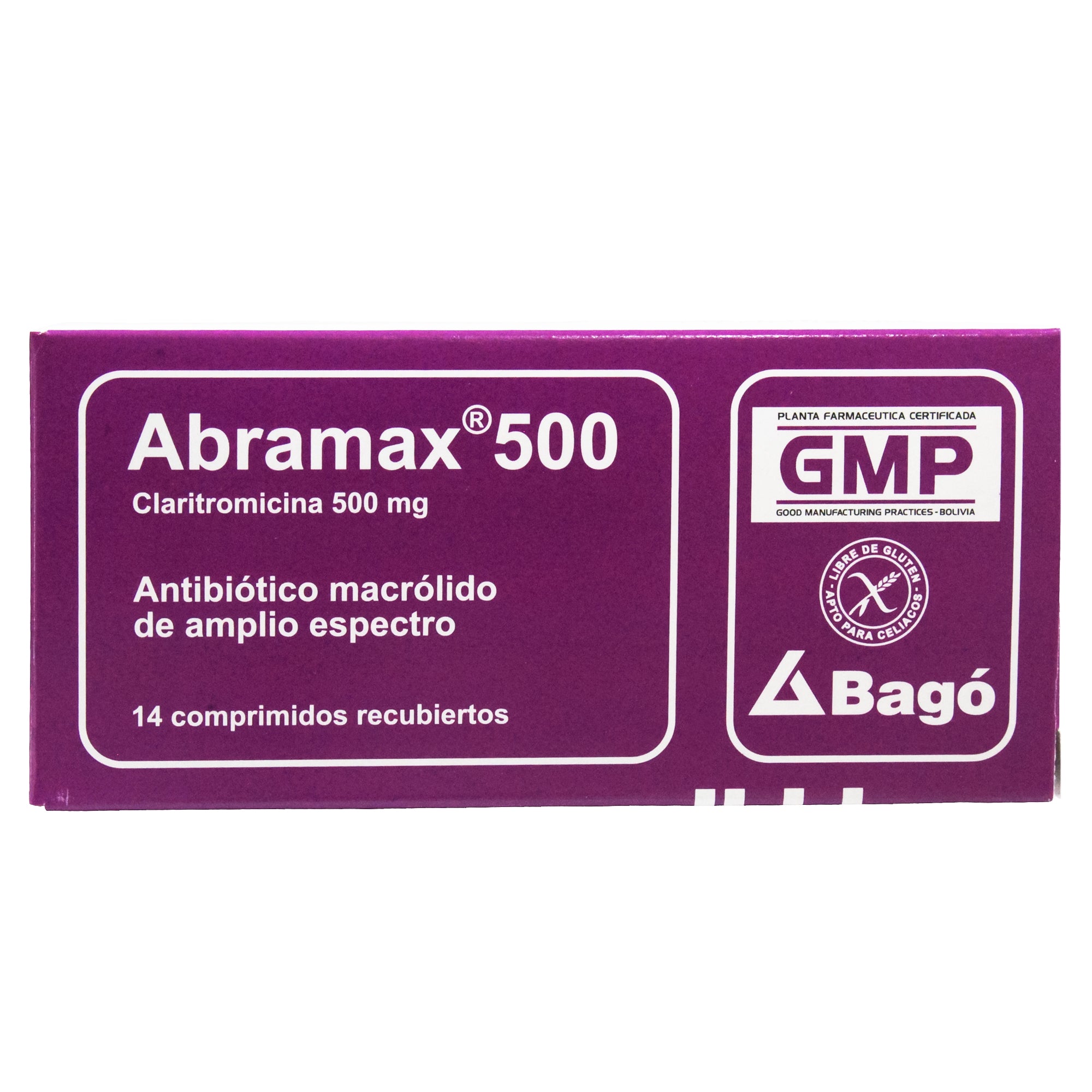 Abramax 500 X tableta Claritromicina 500 mg