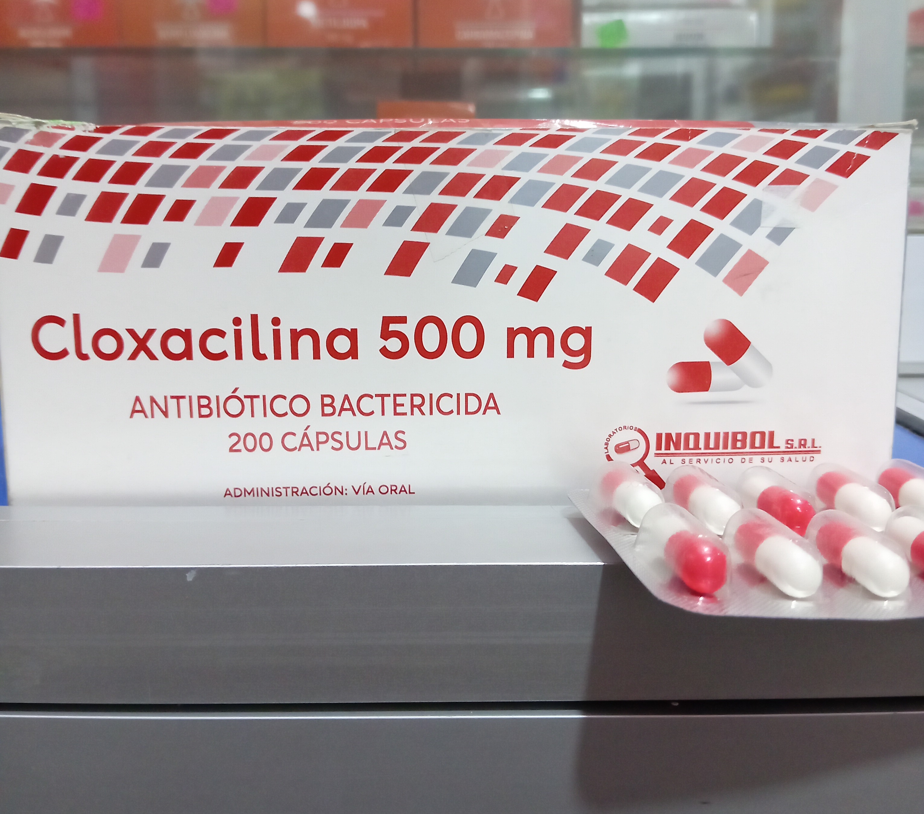 Cloxacilina 500 mg X capsulas