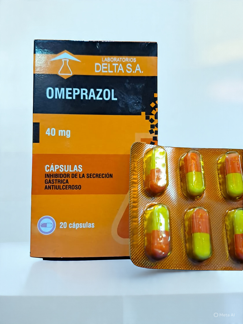 Omeprazol 40 mg X Capsulas