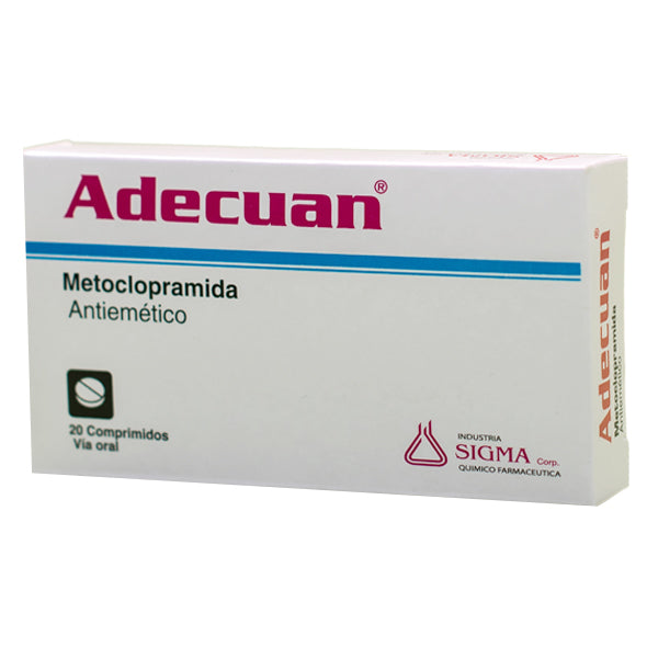 Adecuan X Comprimido _ Metoclopramida 10 mg