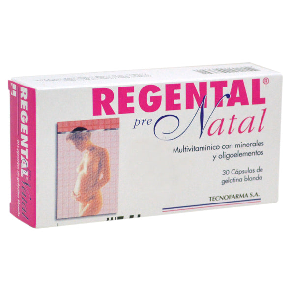 Regental Pre Natal X capsulas Vitaminas Minerales Y Hierro