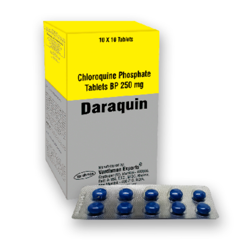 Daraquin X Tabletas fosfato de cloroquina