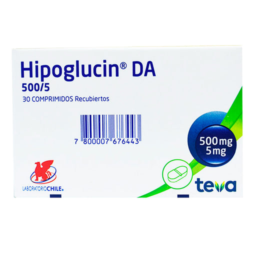 Hipoglucin Da X Tableta Metformina 500 mg Y Glibenclamida 5 mg