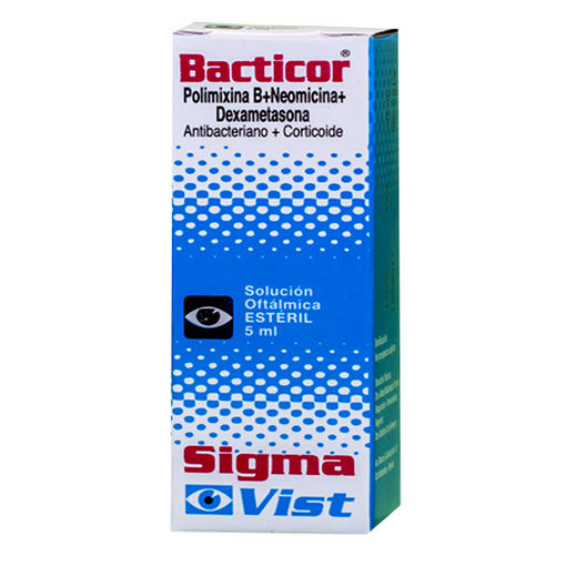 Bacticor gotas Solución Oftálmica 5 ml