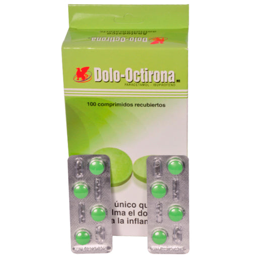 Dolo Octirona X comprimido Ibuprofeno 200 mg Paracetamol 300 mg