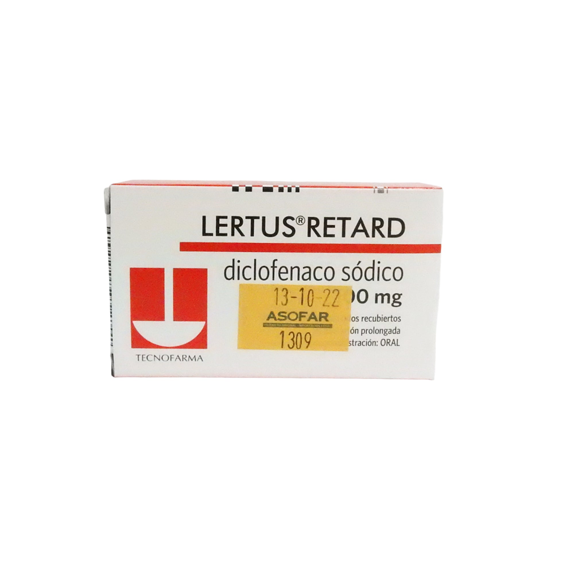 Lertus Retard X comprimido Diclofenaco Sódico 100 mg